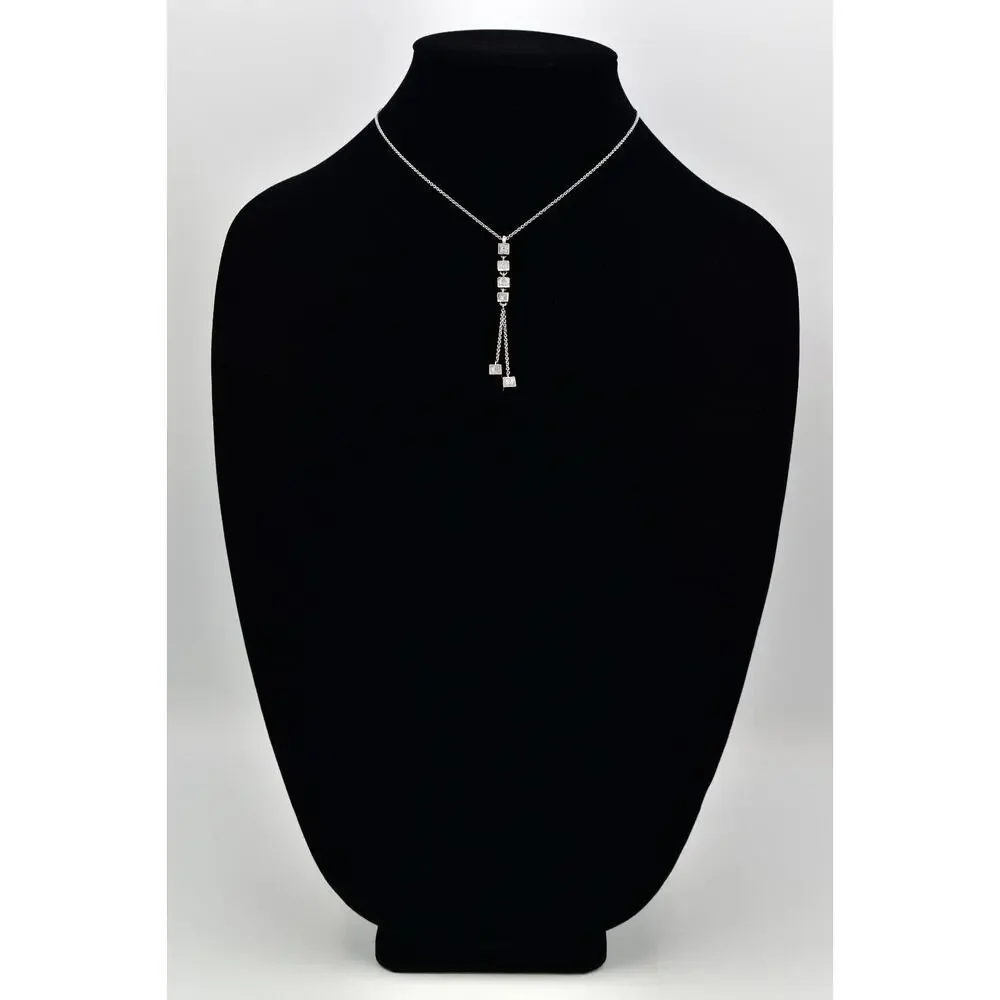 Christian Dior Vintage Letter Logo Necklace Pendant Tassel CD Signed 1990s BinBJ
